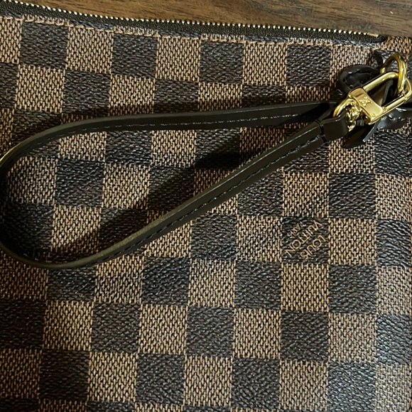 Louis Vuitton Neverfull Gm Pouch Only Brown Monogram Canvas Wristlet - Picture 4 of 5
